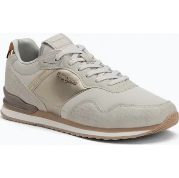 Dámské tenisky Dámské boty Pepe Jeans London Mix whitewash/white