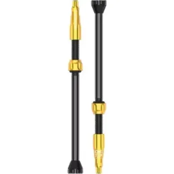 ventilky Lezyne CNC TLR Valve bezdušový ventilek 80 mm zlatá