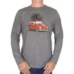 Cycology Road Trip pánské tričko dlouhý rukáv šedá vel. M vel. L