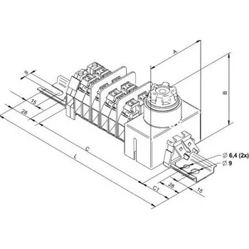 Příslušenství pro svítidlo Stožárová výzbroj SV 9.16.4/1 29-02-254-79174
