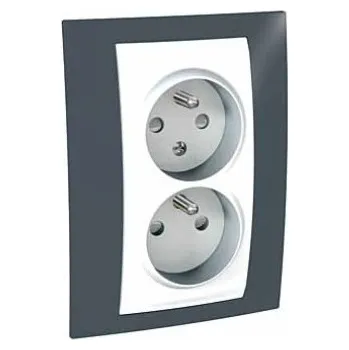 Elektrická zásuvka Zás.2x U.Plus MGU63.065.877 slat/p Schneider Electric CZ 07-20-100-13277