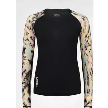 Dámské tričko Mons Royale Bella Merino dámské triko dlouhý rukáv Rad Things/Black vel. L