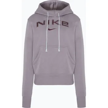Dámská mikina Nike Sportswear Phoenix Fleece HM9751 light violet ore/burgundy crush