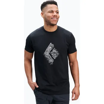 Pánské tričko Pánské tričko Black Diamond Engineered Diamond SS Tee black