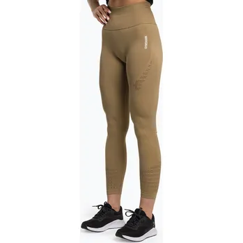 Dámské legíny Dámské tréninkové legíny Gymshark Energy Seamless biscotti hnědá/bílá