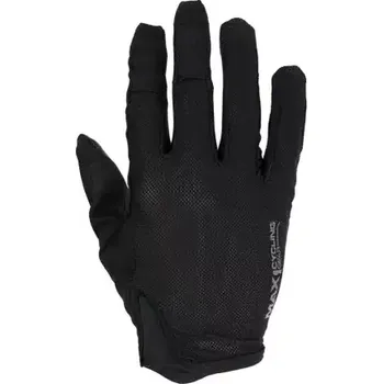 Cyklistické rukavice MAX1 Long rukavice Black vel. S