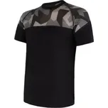 Sensor Merino Impress pánské triko krátký rukáv černá/Camo vel. L