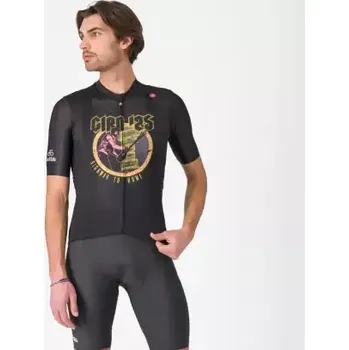 cyklistický dres Castelli Giro Highway To Rome pánský dres krátký rukáv Nero vel. L