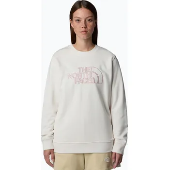 Dámská mikina Dámská mikina The North Face Drew Peak Light Crew white dune/metal pink