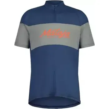 cyklistický dres Maloja BergkieferM pánský dres krátký rukáv Midnight multi vel. M