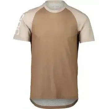 cyklistický dres POC MTB Pure pánský dres krátký rukáv Jasper Brown/Lt Sandstone Beige vel. M