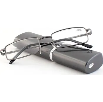 Brýle na čtení Dioptrické brýle v pouzdru Respect 008/ +2,75 dark grey
