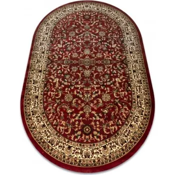 Koberec Koberec ROYAL ADR ovál vzor 1745 bordový
