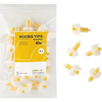 Orbis Dental ORBIS Dynamické míchací špičky 5:1, žluté, 40 ks pro ORBIS Dental A-Silikon dynamic