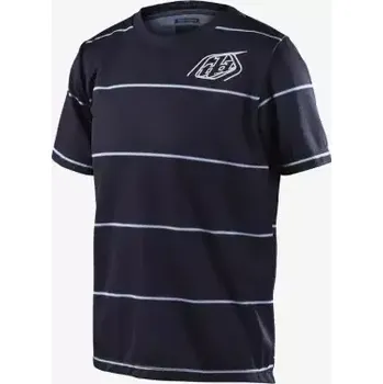 cyklistický dres Troy Lee Designs Flowline SS Youth dětský dres krátký rukáv Revert black vel. S