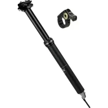 Sedlo na kolo Kind Shock LEV Integra 125 mm teleskopická sedlovka 30,9x390 mm Black