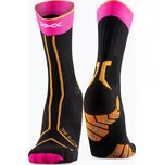 Ponožky X-Socks Trailrun Terraskin Expert Crew x black/fluo pink/blazing orange