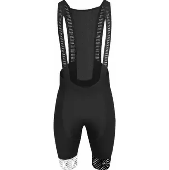 Cyklistické kalhoty Force Vision pánské kraťasy s laclem a vložkou černá/bílá vel. S