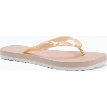 Dámské žabky Dámské žabky Calvin Klein YW0YW01720 Thong+ Tpu Metallic whisper pink/bright white