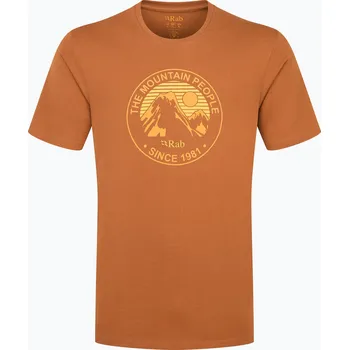 Pánské tričko Pánské tričko Rab Stance Alpine Peak red earth