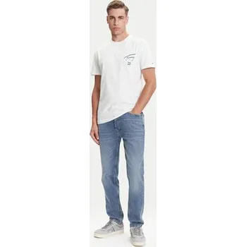 Tommy Jeans T-Shirt Signature City DM0DM21934 Bílá Regular Fit XXL