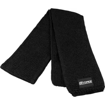 Šála Force Glee zimní pletená šála černá