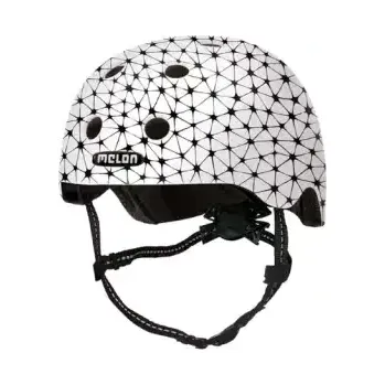 Cyklistická přilba Melon Toddler Reflective dětská reflexní přilba Magic White vel. XXS