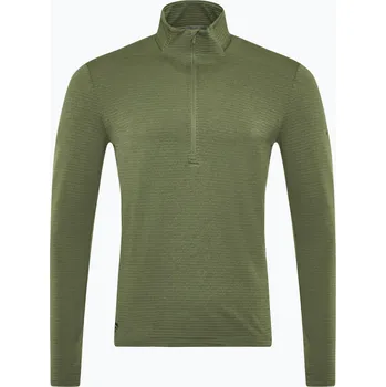 Pánské oblečení Pánská běžecká mikina Saucony Triumph 3D 1/2 Zip bough heather