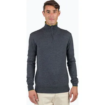 Pánský svetr Pánský svetr Rossignol Stripe Hz Knit New onyx grey