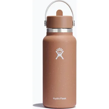 Cestovní láhev Hydro Flask Wide Flex Straw Cap 945 ml sandy