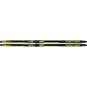 Běžky Fischer Twin Skin Pro JR běžecké lyže + Tour Step vázání 2023/24 127 cm