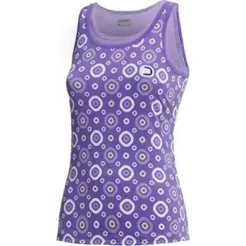 cyklistický dres Dotout Check W Top dámský dres bez rukávu Lilac vel. S