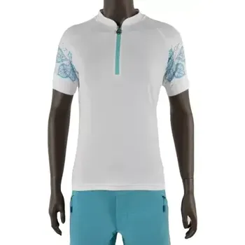 cyklistický dres Silvini Sabatini dámský dres krátký rukáv white/lake vel. L