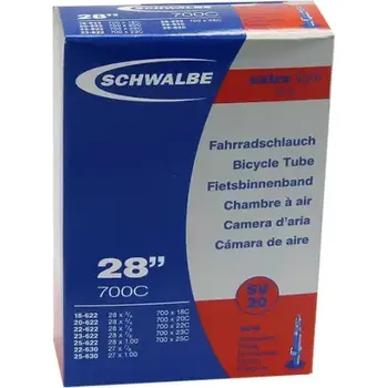 Duše na kolo Schwalbe duše silniční Extra Light 18-25/622 (Nr.20) 50 mm gal.ventil 50 mm gal.ventil
