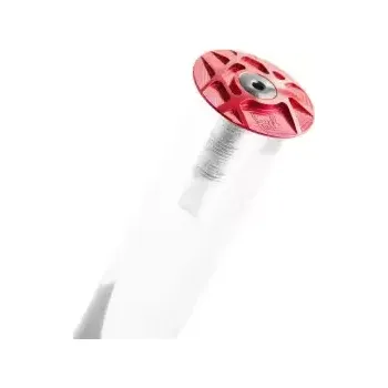 Hlavové složení Tune Ahead Cap Aluminium víčko řízení červené