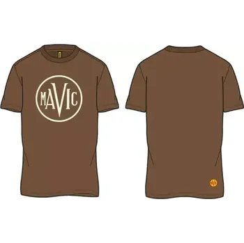 Pánské tričko Mavic Heritage Logo pánské triko krátký rukáv Bronze vel. M