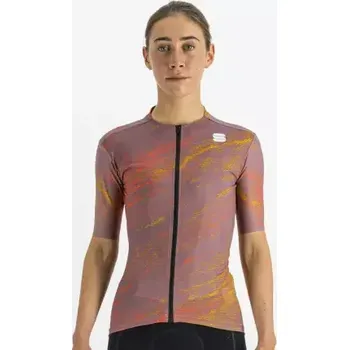 cyklistický dres Sportful Cliff Supergiara dámský dres krátký rukáv mauve vel. L