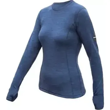Dámské termoprádlo Sensor Merino Bold dámské triko dlouhý rukáv Cool Blue vel. S
