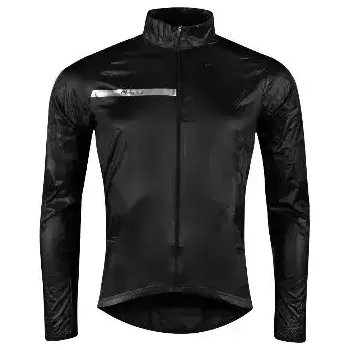 Cyklistická bunda Force Windpro unisex bunda černá vel. M