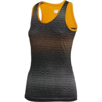 cyklistický dres Dotout Rainbow W Top dámský dres bez rukávů Black/Fluo Orange vel. S