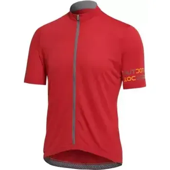 cyklistický dres Dotout Avant pánský dres krátký rukáv Dark Red vel. M