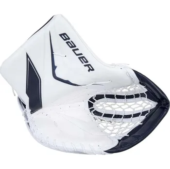 Chránič rukou Brankárska lapačka Bauer Vapor Flylite Sr Farba: bielo/navy modrá, Pravák, ľavák: ľavá