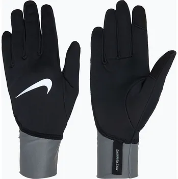 Módní doplněk Dámské běžecké rukavice Nike Pacer Midweight RG black/smoke grey/silver