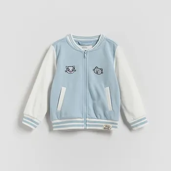 Dívčí mikina Reserved - Mikina Kitty Kotty - bleděmodrá - 322FA-05X - 322FA-05X-98