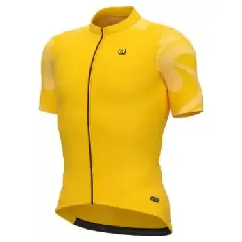 cyklistický dres Alé R-EV1 Artika pánský dres krátký rukáv Yellow vel. XL