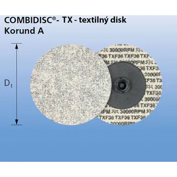Brusný kotouč Pferd 4007220505793 | Rychloupínací disk COMBIDISC - TX - Korund A CD 75 A K 80 TX