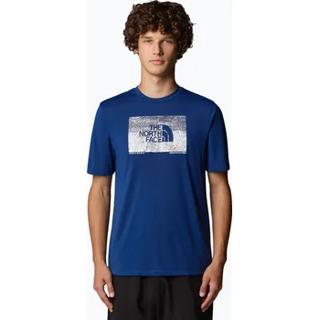 Pánské tričko The North Face Foundation Abstract Graphic Tee estate blue
