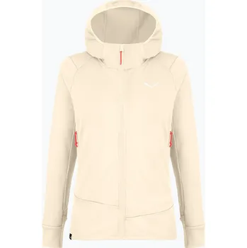 Dámské oblečení Dámská treková mikina Salewa Puez PL Hooded oatmeal