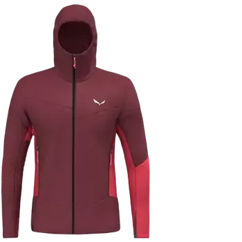 Pánská mikina Salewa Sella Merino Hybrid pánská mikina Syrah vel. M