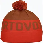Zimní čepice ORTOVOX Bobble Knit hot orange